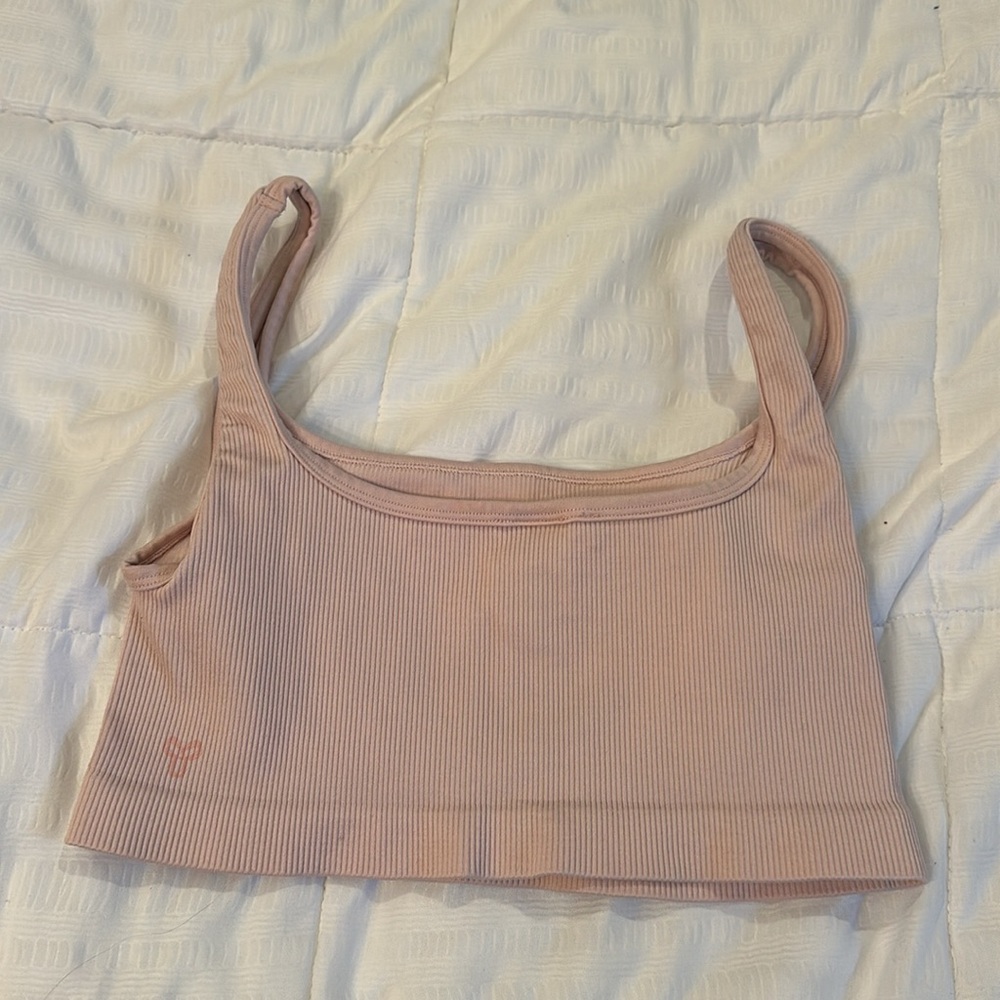 Light Pink Aritzia crop top. Size: S